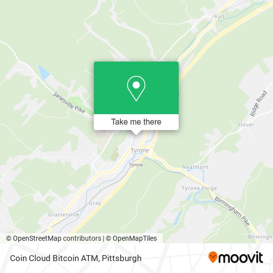 Coin Cloud Bitcoin ATM map