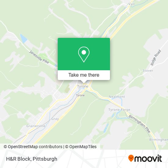 H&R Block map