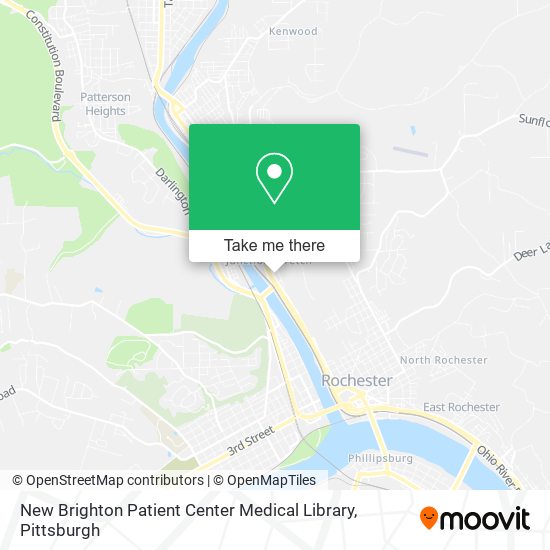 New Brighton Patient Center Medical Library map