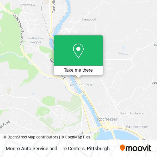 Mapa de Monro Auto Service and Tire Centers