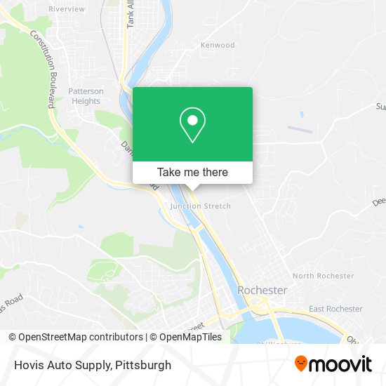 Hovis Auto Supply map