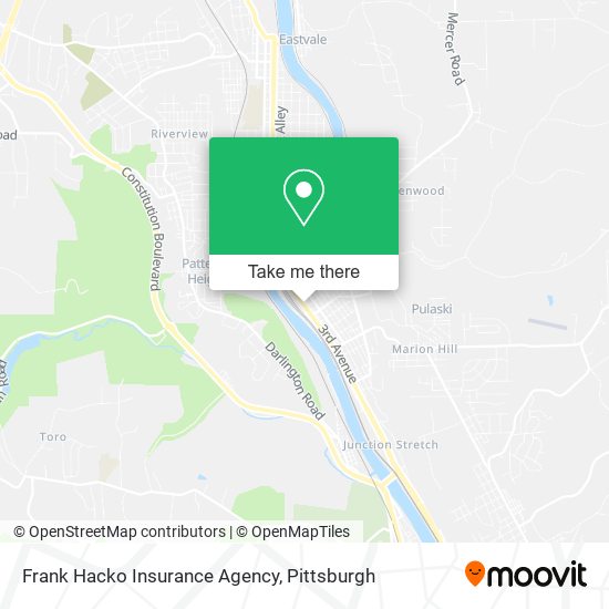 Frank Hacko Insurance Agency map