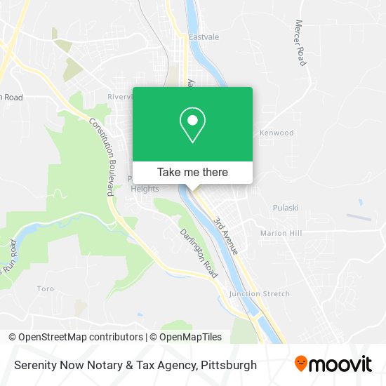 Serenity Now Notary & Tax Agency map