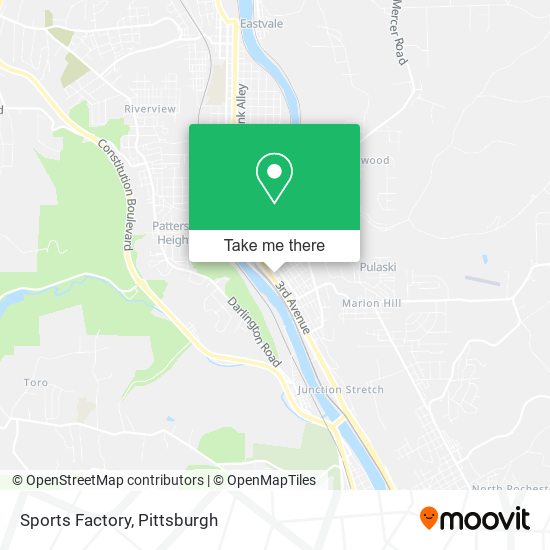 Mapa de Sports Factory