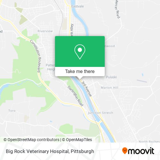 Big Rock Veterinary Hospital map