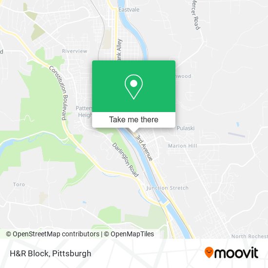 H&R Block map