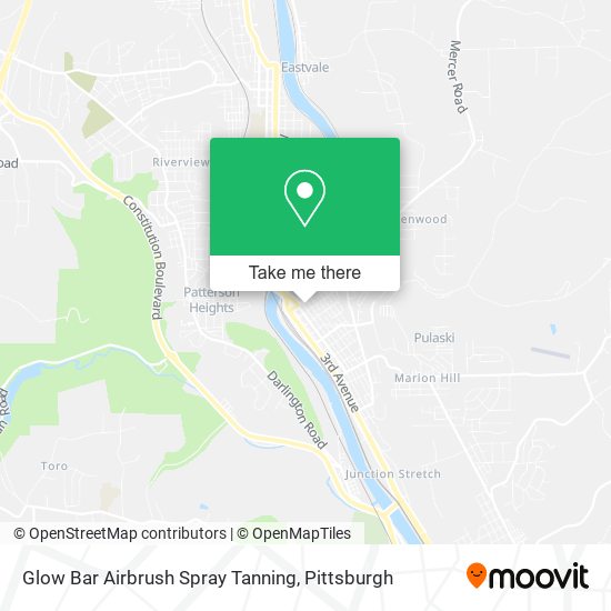 Mapa de Glow Bar Airbrush Spray Tanning