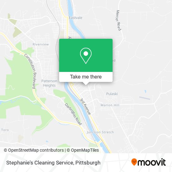 Mapa de Stephanie's Cleaning Service
