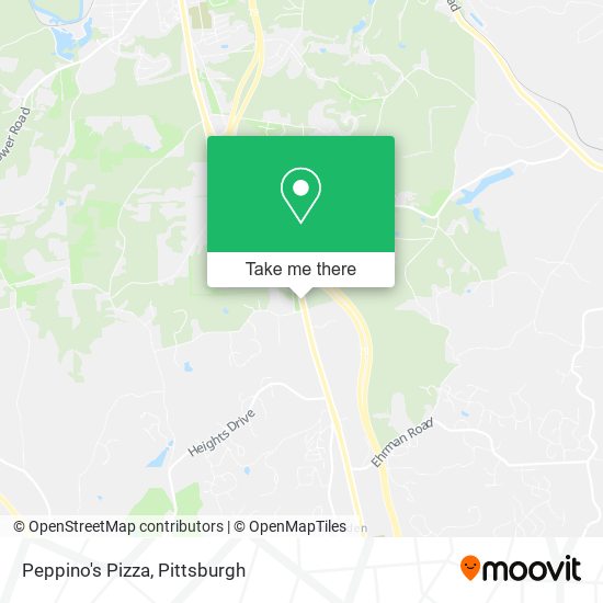 Peppino's Pizza map