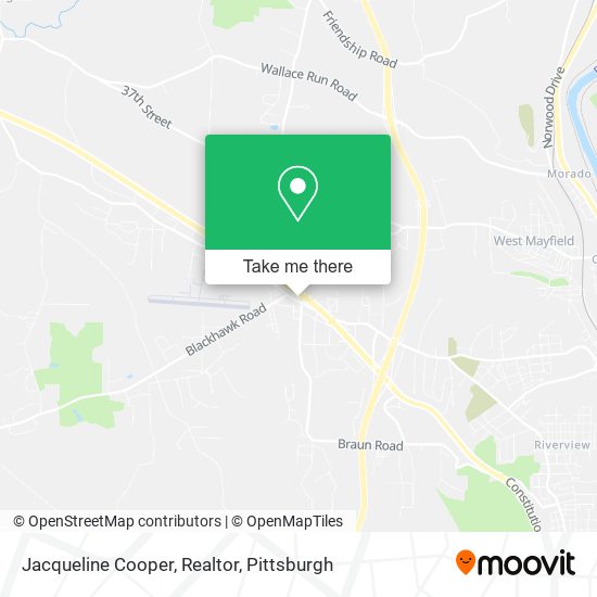 Jacqueline Cooper, Realtor map