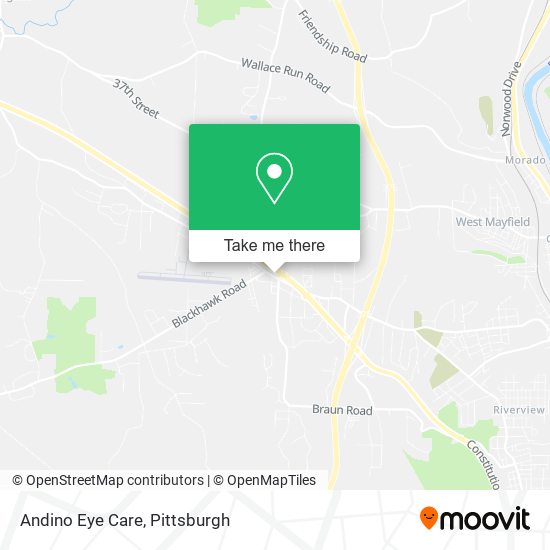 Andino Eye Care map