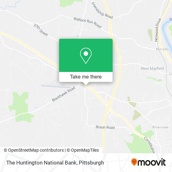 The Huntington National Bank map