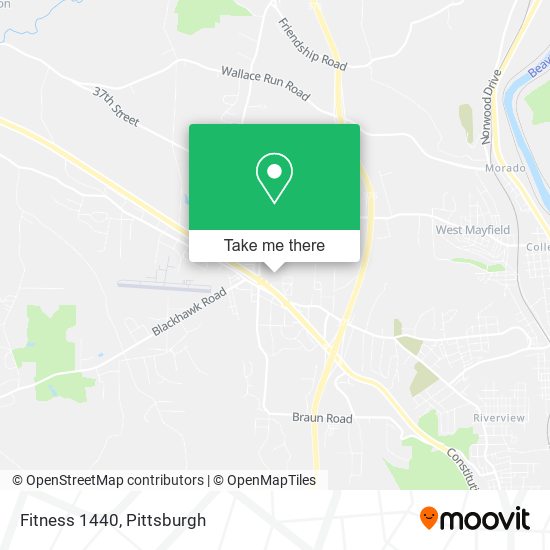 Fitness 1440 map