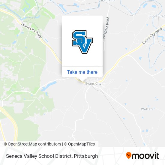 Mapa de Seneca Valley School District