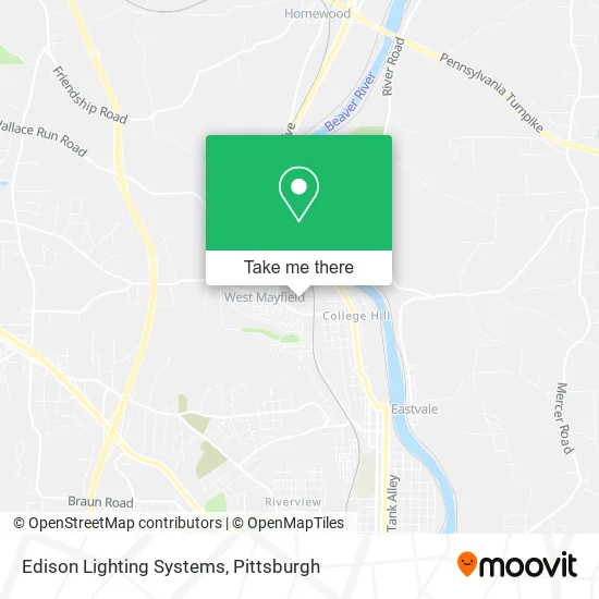 Edison Lighting Systems map