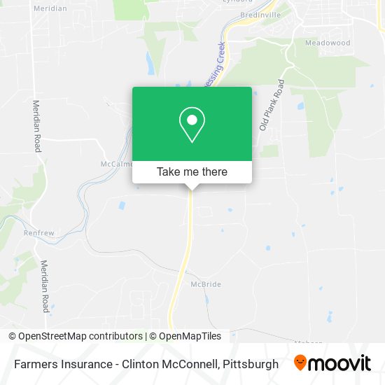 Mapa de Farmers Insurance - Clinton McConnell