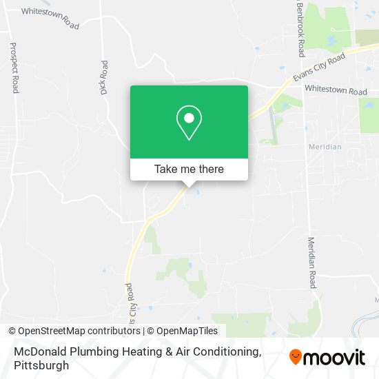 Mapa de McDonald Plumbing Heating & Air Conditioning