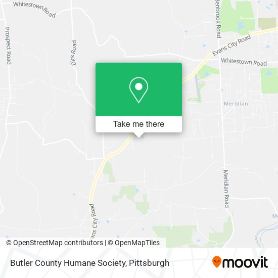 Mapa de Butler County Humane Society