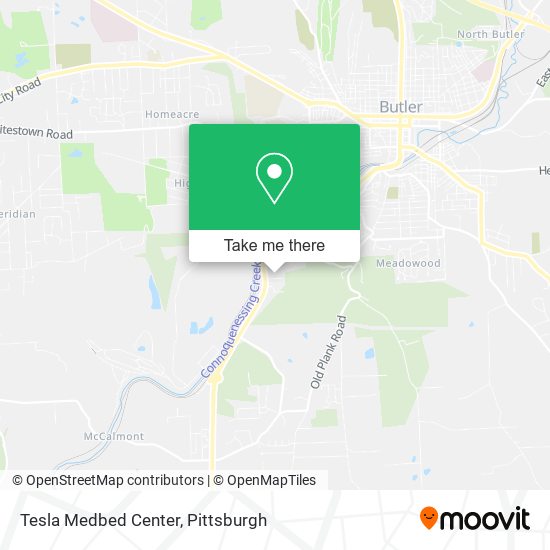 Tesla Medbed Center map