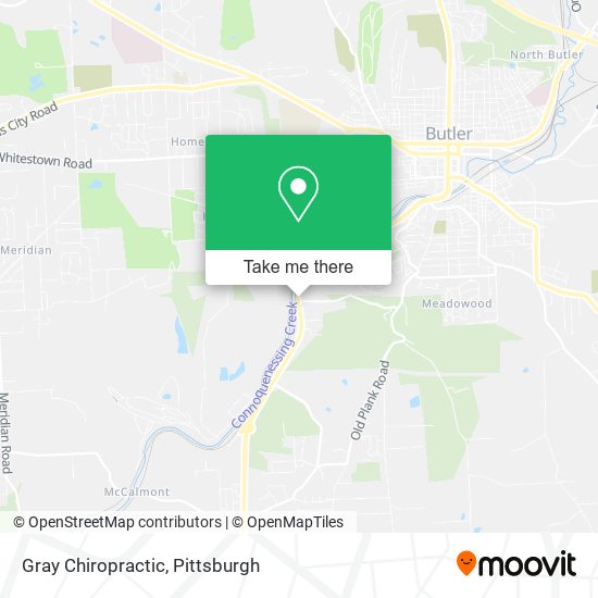 Gray Chiropractic map