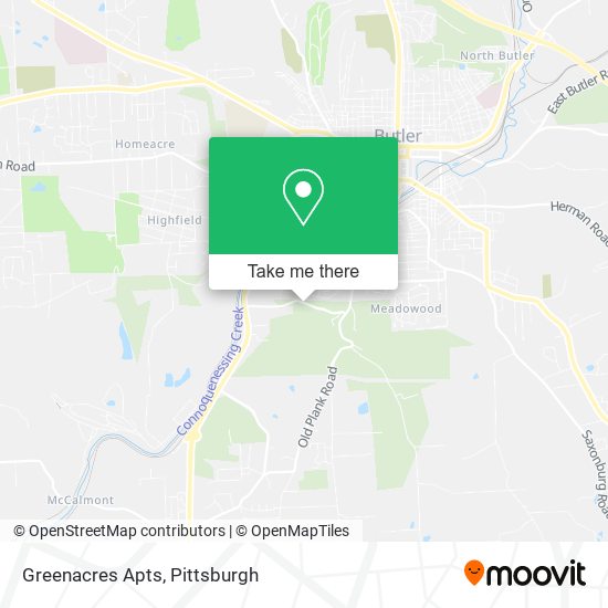 Greenacres Apts map