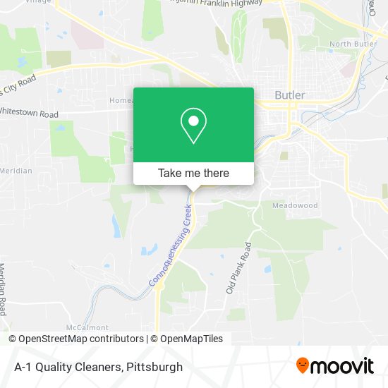 A-1 Quality Cleaners map