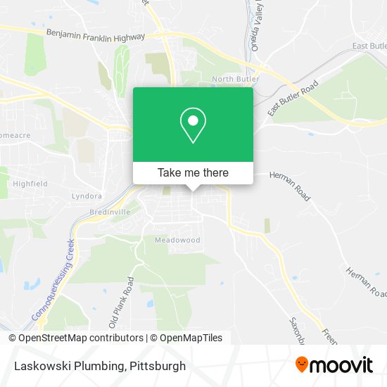 Mapa de Laskowski Plumbing