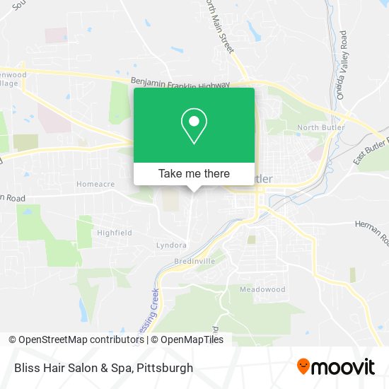 Bliss Hair Salon & Spa map