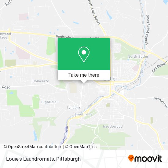 Mapa de Louie's Laundromats