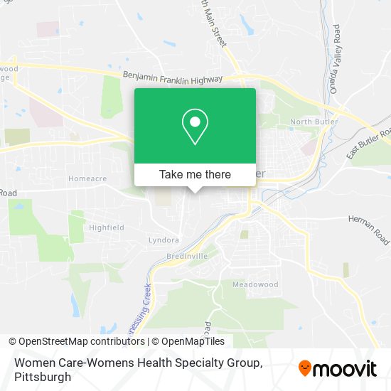 Mapa de Women Care-Womens Health Specialty Group