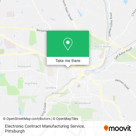 Electronic Contract Manufacturing Service map