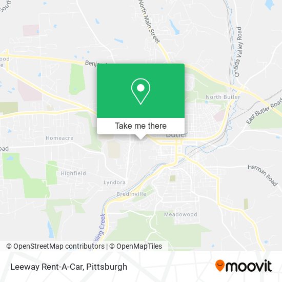 Leeway Rent-A-Car map