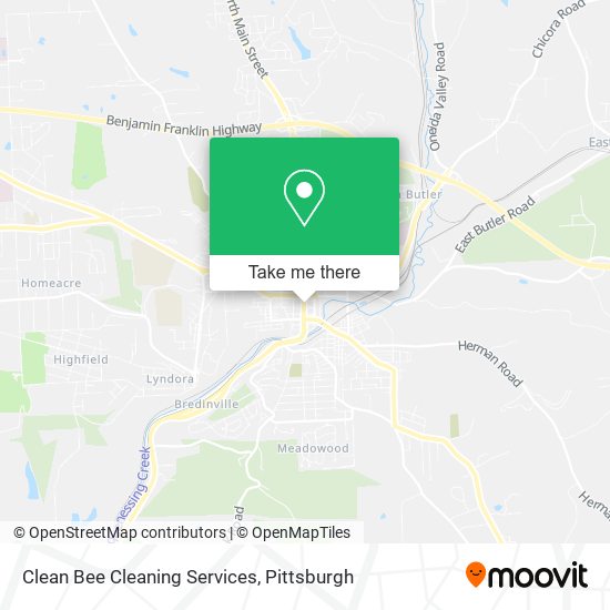 Clean Bee Cleaning Services map