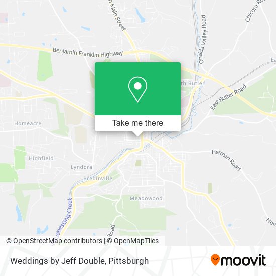 Mapa de Weddings by Jeff Double