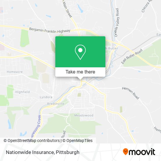 Nationwide Insurance map