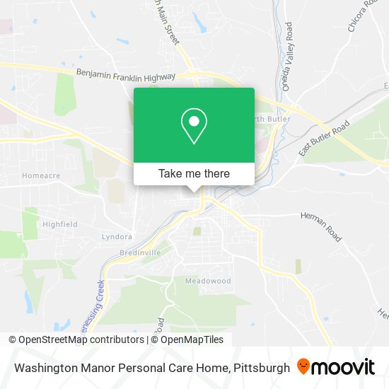Washington Manor Personal Care Home map