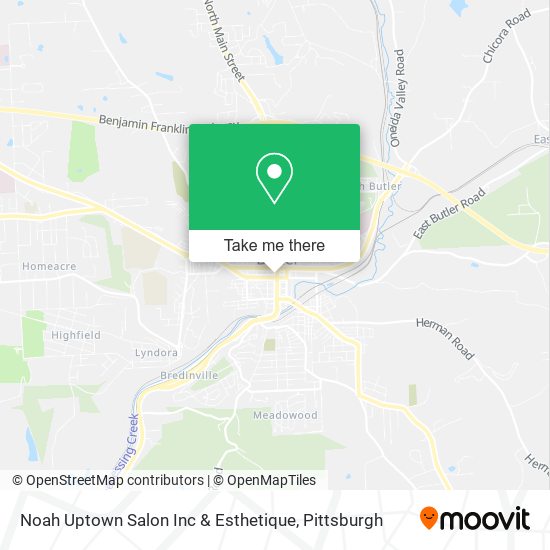 Noah Uptown Salon Inc & Esthetique map