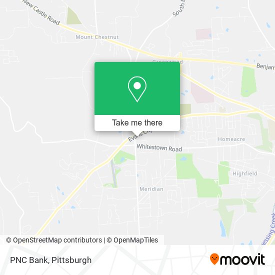 PNC Bank map