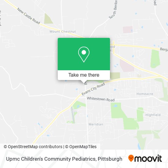 Mapa de Upmc Children's Community Pediatrics