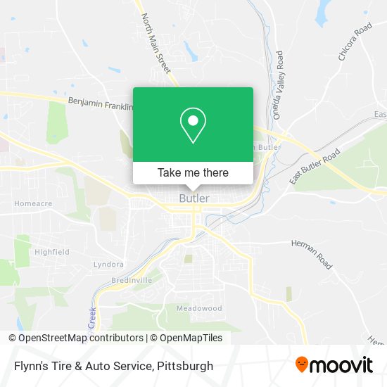 Mapa de Flynn's Tire & Auto Service