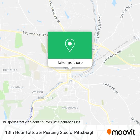 13th Hour Tattoo & Piercing Studio map