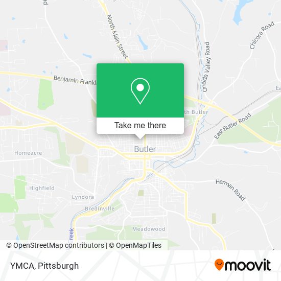 YMCA map