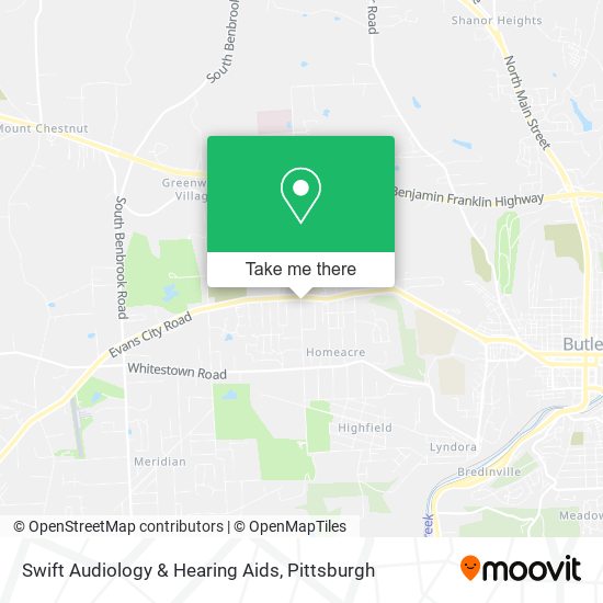 Mapa de Swift Audiology & Hearing Aids