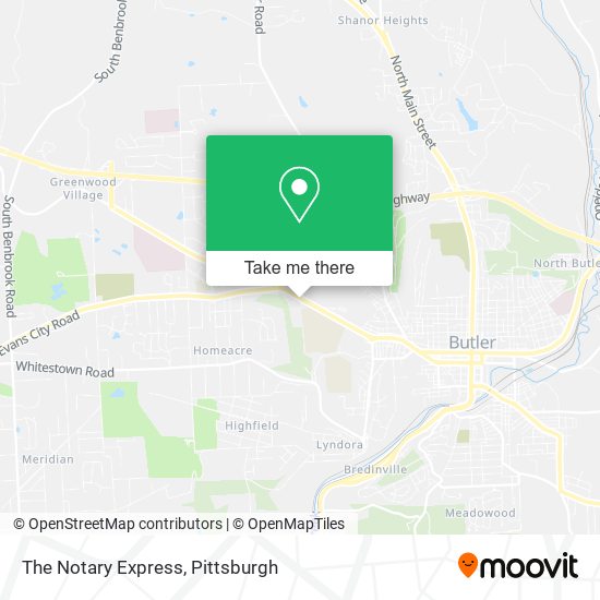 The Notary Express map