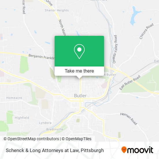 Mapa de Schenck & Long Attorneys at Law