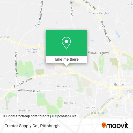 Tractor Supply Co. map