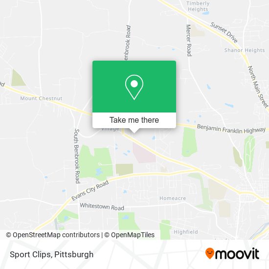 Sport Clips map