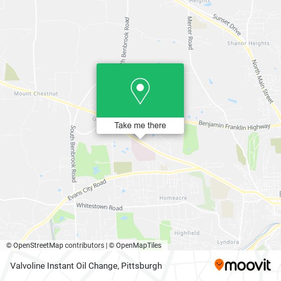 Valvoline Instant Oil Change map