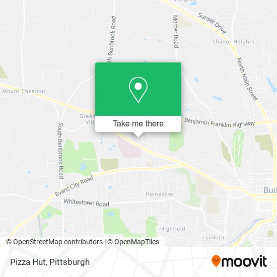 Pizza Hut map