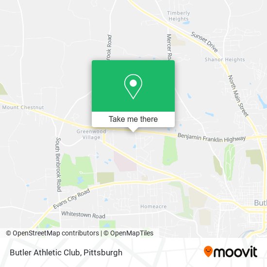 Mapa de Butler Athletic Club